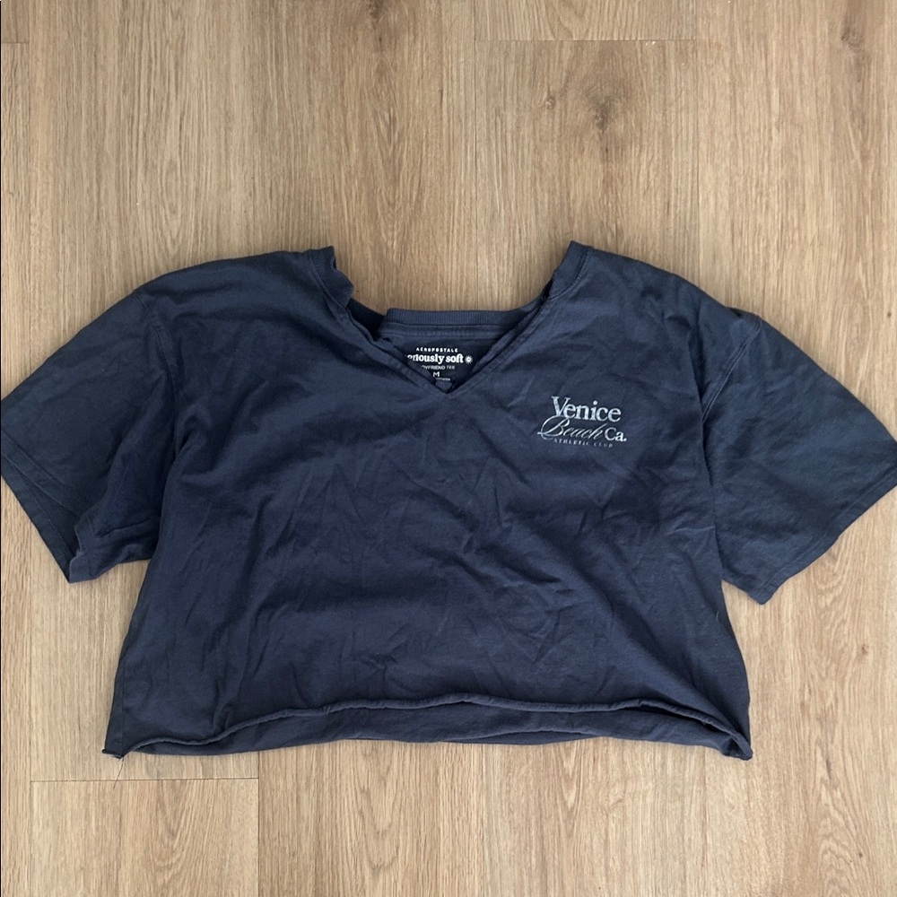 Aeropostale Dark Blue Crop Top